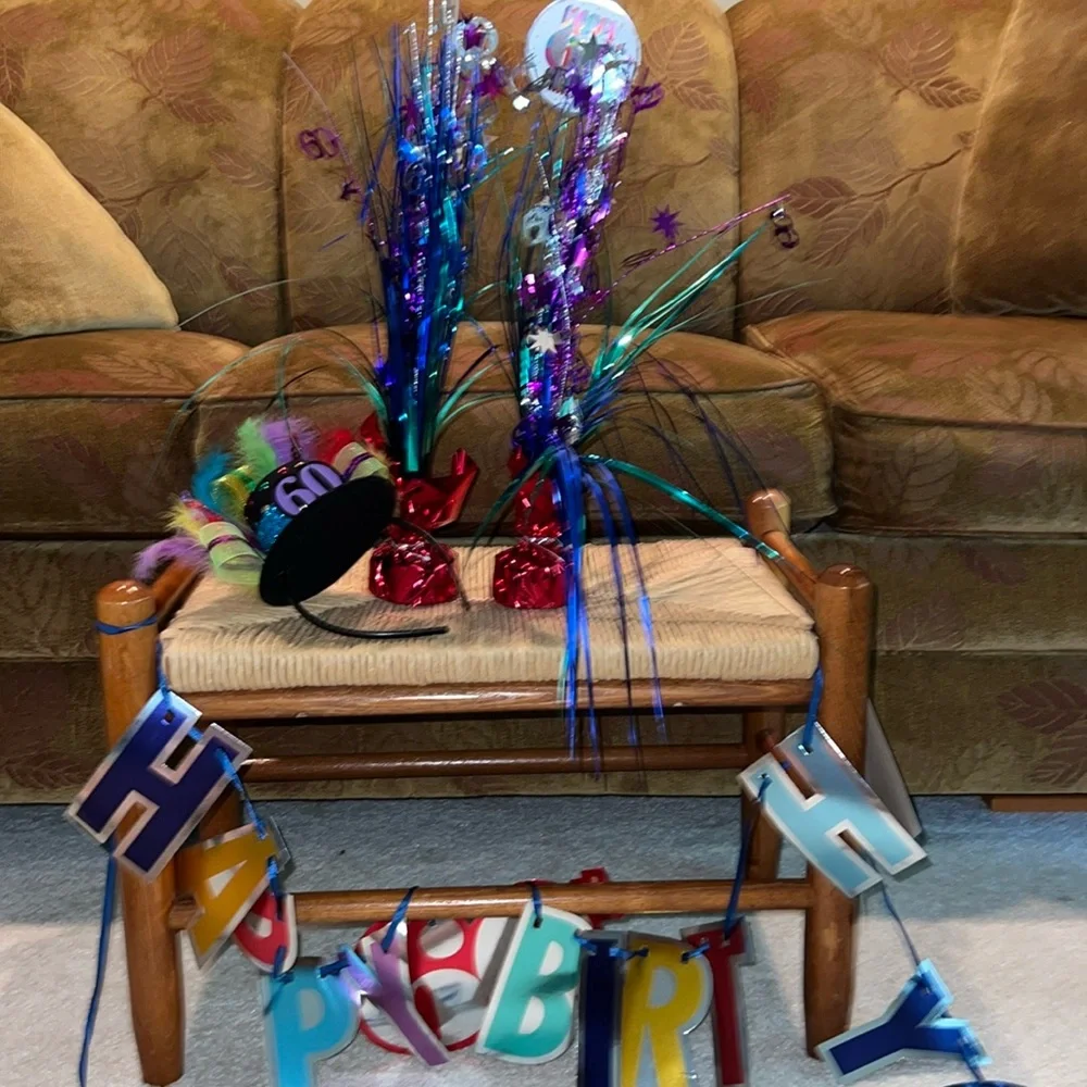 Bundle 60th Birthday Party Favors - never used SFH